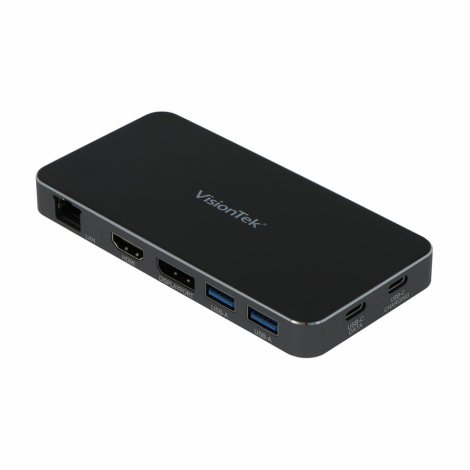 Visiontek 901469 | VT400 Dual Display USB-C Docking Station with Power Passthrough