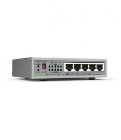 Allied Telesis AT-GS910/5E-NCA3 | 5 x Ports 1000Base-T L2 Unmanaged R-M GE Network Switch