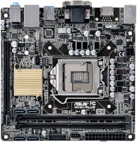 ASUS 90MB0PX0-M0EAY0 | H110I-Plus Socket LGA1151 Intel H110 Chipset Mini-ITX System Board (Motherboard)