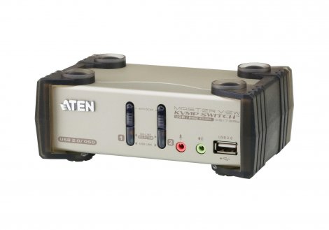 Aten CS1732B | 2 x Ports SPHD-15 Female + 2 x Jacks Audio + 2 x Jacks Mic KVM Switch