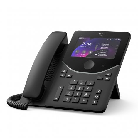 Cisco DP-9871-K9++= | 9871 5-inch LCD 2 x Ports RJ-45 PoE Cordless VoIP Phone Carbon Black