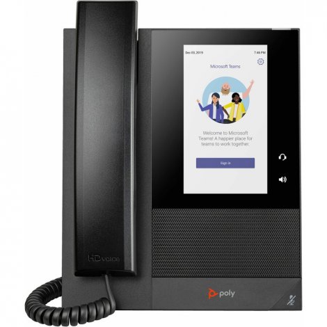 HP 848Z8AA#AC3 | Poly CCX 400 Dual-Port Ethernet 5-inch Multi-Touch Screen Business Media Phone