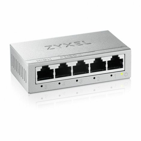Zyxel GS105BV5 | GS-100 Series GS105B V5 5-Port 100/1000Base-T Layer 2 Unmanaged Switch