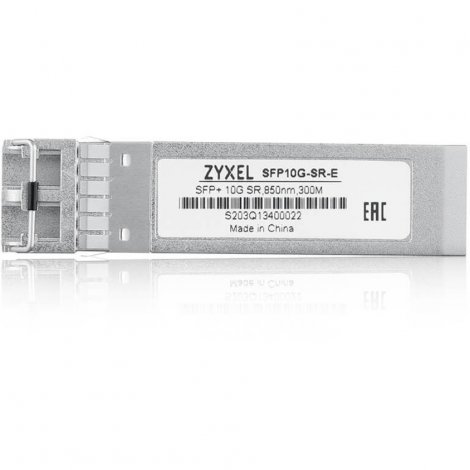 Zyxel SFP10GSRE | 10GBase-SR Multi-Mode Duplex LC 850nm Wavelength 10 Gigabit SFP+ Transceiver Module (10 Pack)