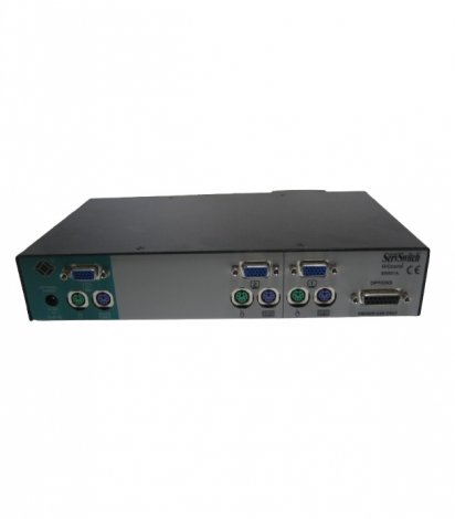 Black Box SW651A | ServSwitch Wizard 2-Port KVM Switch 2 x 1 2 x mini-DIN (PS/2) Keyboard 2 x mini-DIN (PS/2) Mouse 2 x HD-15 Video 1U Rack-mountable
