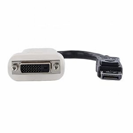 Tripp Lite P134-000 | 6in DisplayPort to DVI Adapter Video Converter DP-M to DVI-I-F 6-inch Display Adapter DisplayPort (M) to DVI-I (F) 5.9 in Molded