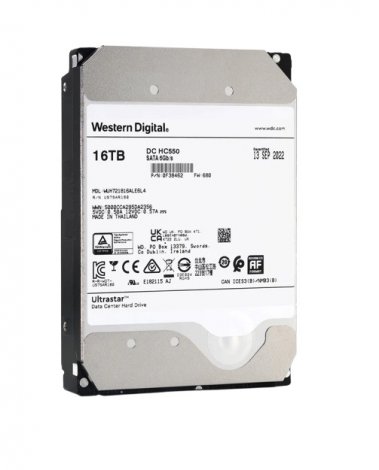 Western Digital 0F38462 | Ultrastar DC HC550 16TB 7200RPM SATA 6GB/s 512MB Cache SE 3.5-inch Hard Drive