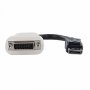Tripp Lite P134-000 | 6in DisplayPort to DVI Adapter Video Converter DP-M to DVI-I-F 6-inch Display Adapter DisplayPort (M) to DVI-I (F) 5.9 in Molded
