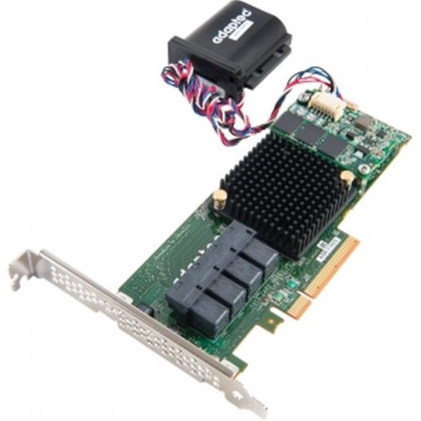 Adaptec ASR-71605Q | 16-Port 6Gb/s PCIe Gen3 x8 SAS/SATA RAID Adapter with Cache Protection