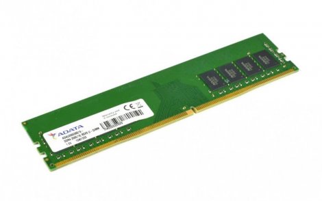 Adata AD4U266638G19-S | 8GB PC4-21300 DDR4-2666MHz non-ECC Unbuffered CL19 288-Pin DIMM 1.2V Single Rank Memory Module