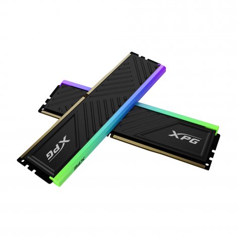 Adata AX4U360016G18I-DTBKD35G | XPG Spectrix RGB 32GB Kit (2 x 16GB) PC4-28800 DDR4-3600MHz Non-ECC CL18 288-Pin DIMM 1.35V Single Rank Memory Module