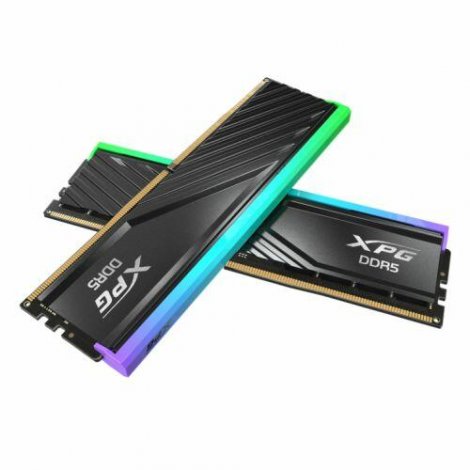 Adata AX5U6000C3016G-DTLABRBK | Lancer Blade RGB 32GB Kit (2x16GB) DDR5-6000MHz CL30 1.35V ECC PMIC XMP 3.0 AMD EXPO DIMM Memory Module