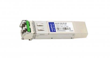 AddOn ARSFP10GERAO | 10Gbps 10GBase-ER Single-mode Fiber 40km 1550nm Duplex LC Connector SFP+ Transceiver Module