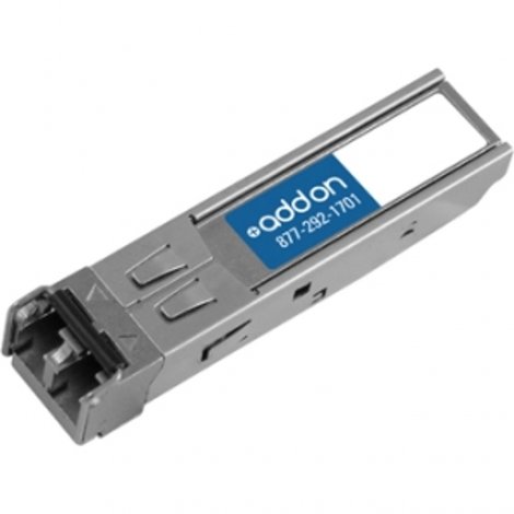 AddOn EX-SFP-GE40KT15R13AO | 1Gbps 1000Base-BX-D Single-mode Fiber 40km 1550nmTX/1310nmRX LC Connector SFP Transceiver Module