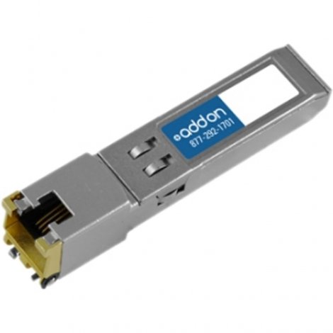 AddOn JX-SFP-1GE-T-AO | 1Gbps 1000Base-T Copper 100m RJ-45 Connector SFP Transceiver Module