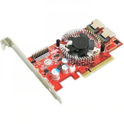 Addonics AD2MS6GPX8 | 8-Port SATA/SAS PCIe Controller 2 SFF-8087 6Gb/s SAS Mini-SAS Internal PCI Express 2.0 x8