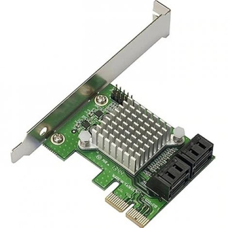 Addonics AD4SA6GPX2 | Internal 6G 4-Port SATA PCIe controller