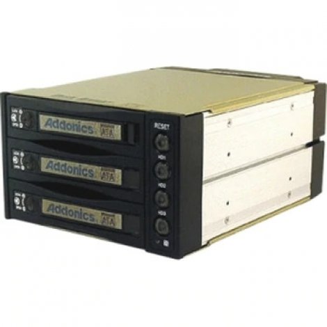 Addonics AE3RCS35NSA | Disk Array 3SA Enclosure Storage Enclosure 3 x 3.5 1/3H Internal Hot-swappable Internal Black
