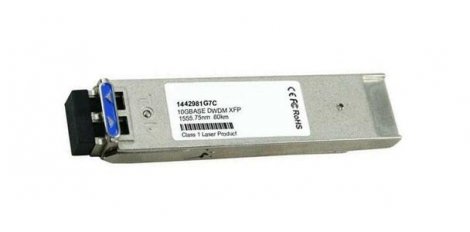 Adtran 1442981G7C | 10Gbps 10GBase-DWDM Single-mode Fiber 80km 1555.75nm Wavelength XFP Transceiver
