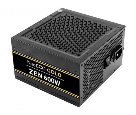 Antec 0-761345-11681-7 | 600W ATX12V 100-240V AC 80 Plus Gold 92% Efficiency Power Supply