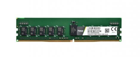 Apacer D52.27267S.001 | 16GB PC4-25600 DDR4-3200MHz ECC Registered CL22 288-Pin DIMM 1.2V Single Rank Memory Module