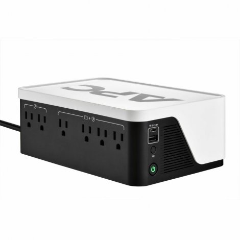 APC BE500G3 | BackUPS 500VA 4 x NEMA 515R 4 x Battery/Surge Outlet Floor/Wall mountable UPS
