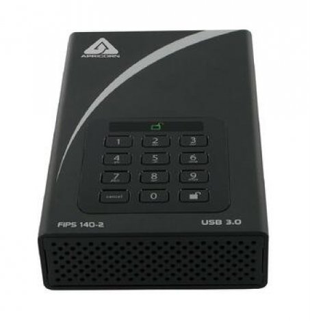 Apricorn ADT-3PL256-6000 | Aegis Padlock DT 6TB USB 3.0 (AES-256) External Hard Drive