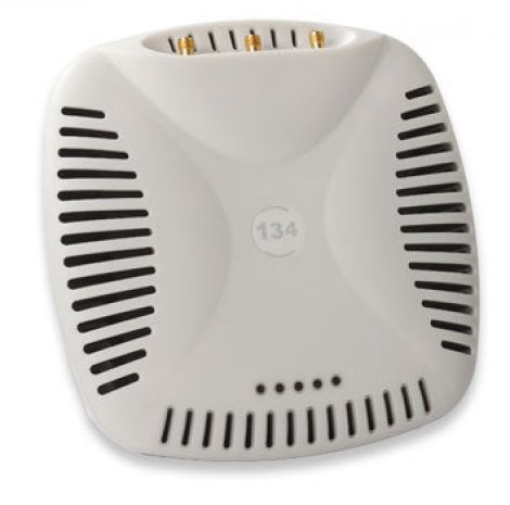 Aruba AP-134 | 802.11n 5GHz 450Mbit/s 2 x Ports PoE+ 1000Base-T 3 x External Dual-Band Antennas Wall-Mountable Wireless Access Point