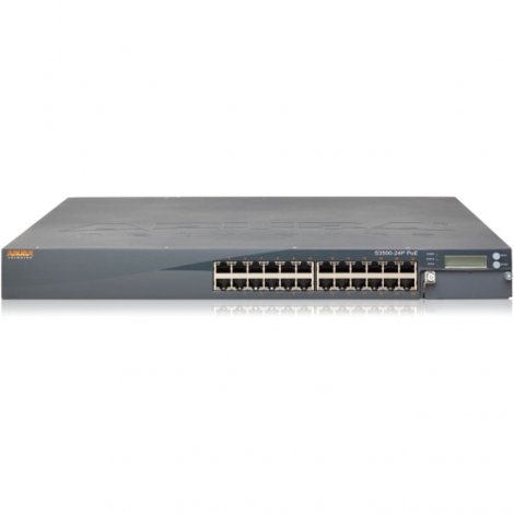 Aruba S3500-24P | S3500 Series 24 x RJ-45 Ports PoE+ 1000Base-T L3 Managed RM Gigabit Ethernet Network Switch