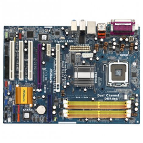 Asrock ConRoeXFire-eSATA2 | Socket 775 Intel 945P Express Chipset Core 2 Duo DDR2 667MHZ System Board (Motherboard)