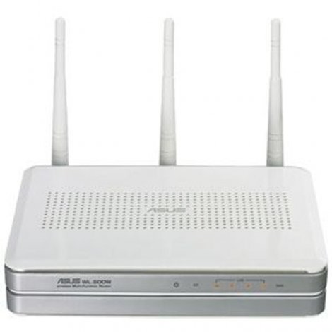 Asus 90-IAB002A00-1UAZ | WL-500W 802.11b/g/n 0.3Gb/s 2.4GHz 4-Ports RJ-45 LAN Multi-Functional Wireless Router