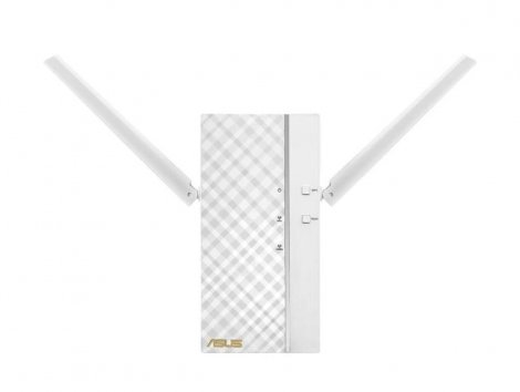 Asus 90IG0250-BO3R00 | RP-AC66 1300Mbit/s 802.11ac 2.4/5GHz 1-Port 1000Base-T RJ-45 + 3-External Integrated and Internal Antennas Wi-Fi Range Extender