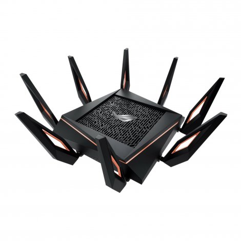 Asus 90IG04H0-MO3G00 | ROG Rapture GT-AX11000 802.11ac 5GHz 4804Mbit/s 4-Ports 1000Base-T 1-Port 1000Base-T 8 Antennas Wireless Router