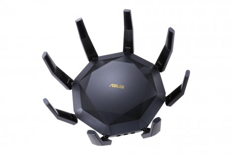 Asus 90IG04J1-BM3010 | IEEE 802.11ax 4804Mbps 2.4GHz/5GHz 1-Ports 1000Base-T GE RJ-45 LAN + 1-Ports USB 3.2 8 Antenna Router