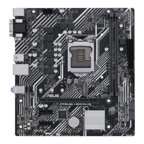 Asus 90MB17E0-M0EAY0 | PRIME H510M-E Socket LGA1200 Intel H510 Chipset Micro-ATX System Board (Motherboard) Supports Core/Pentium/Celeron DDR4 2x DIMM