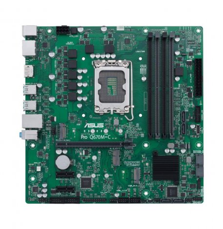 Asus 90MB19E0-M0EAYC | PRO Q670M-C-CSM Socket LGA1700 PCIe 4.0 DDR5 4800 System Board (Motherboard)