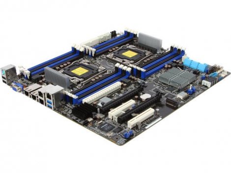 Asus 90SB03M0-M0UAY0 | Z10PE-D16 Dual Socket LGA 2011-3 Intel C612 Chipset Xeon E5-2600 v4/ E5-2600 v3 Support DDR4 16x DIMM System Board (Motherboard)