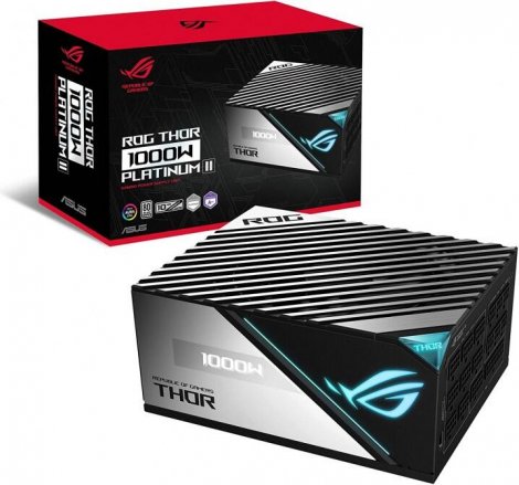 Asus 90YE00L4-B0NA00 | ROG THOR 1000P2-GAMING 1000W 24-Pin ATX Power Supply (Black and Silver)