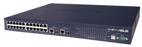 Asus GIGAX2024X | 2 x SFP mini-GBIC 24 x 10/100Base-TX 2 x 1000Base-T Fast Ethernet Managed Switch