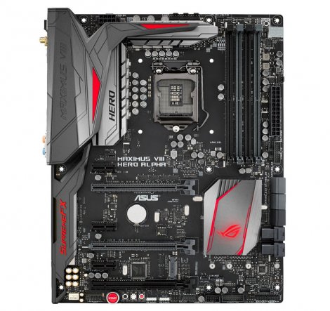 Asus MAXIMUS VIII HERO ALPHA | Socket LGA1151 Intel Z170 Chipset ATX System Board (Motherboard) Supports Celeron/ Core i3/ Core i5/ Core i7