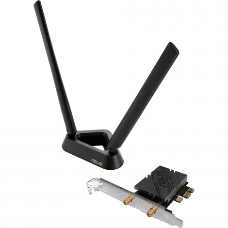 Asus PCE-BE92BT | IEEE 802.11be Bluetooth 5.4 Wi-Fi/Bluetooth PCIe Adapter with Magnetic Base