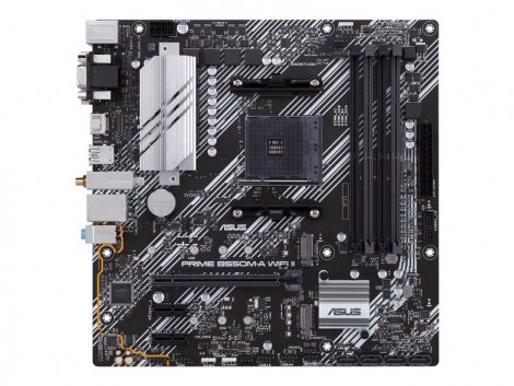 Asus PRIME-B550M-A-WIFI-II | PRIME B550M-A WIFI II Socket AM4 AMD B550 Chipset Micro-ATX USB 3.2 G1/G2 System Board (Motherboard)