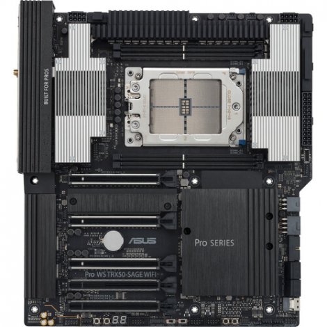 Asus ProWSTRX50-SAGEWIFI | Socket sTR5 AMD TRX50 Chipset DDR5 CEB Desktop System Board (Motherboard)