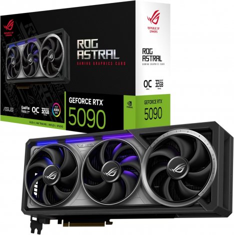 Asus ROG-ASTRAL-RTX5090-O32G-GAMING | ROG Astral GeForce RTX 5090 32GB GDDR7 OC Edition PCI-Express 5.0 Graphics Card