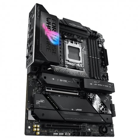 Asus ROG STRIX X870E-E GAMING WIFI | Socket AM5 AMD X870E Chipset 4 x Dual-Channel DDR5 Slots ATX System Board (Motherboard)