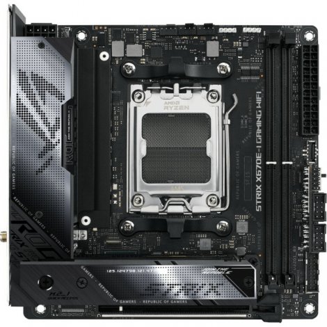 Asus ROGSTRIXX670E-IGAMINGWIFI | ROG Strix X670E-I GAMING WIFI Gaming Desktop System Board (Motherboard) AMD X670 Chipset Socket AM5 Mini ITX