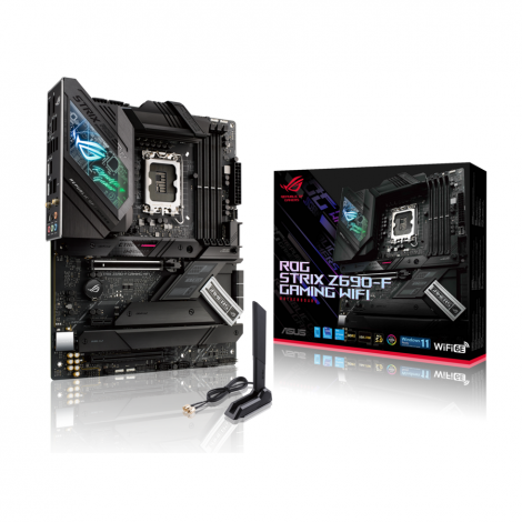 Asus ROGSTRIXZ690FGAMINGWIFI | ROG Strix Z690-F GAMING WIFI Desktop System Board (Motherboard) Intel Z690 Chipset Socket LGA-1700 Intel Optane Memory Ready ATX