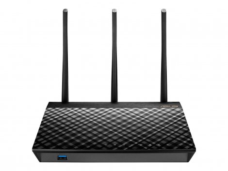 Asus RT-AC66UB1 | RT-AC66U B1 4-Port GigE 802.11a/b/g/n/ac Dual-Band desktop Wireless Router
