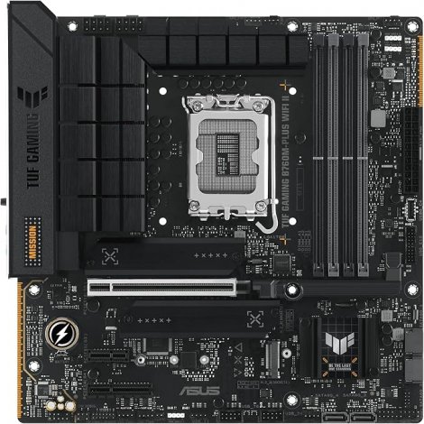 Asus TUF GAMING B760M-PLUS II | Socket LGA1700 Intel B760 Chipset Micro-ATX System Board (Motherboard) With DDR5