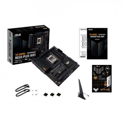 Asus TUFGAMINGB650-PLUSWIFI | TUF-GAMING-B650-PLUS WIFI Gaming Desktop System Board (Motherboard) AMD B650 Chipset Socket AM5 ATX